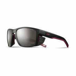 Remise 💯 Julbo Shield verres Caméléon - Lunettes de soleil 👍 -ARVA Shop julbo shield lunettes de soleil black red red