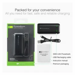 Top 10 👍 Powertec Batterie externe 5000 mAh 5V USB - Batterie rechargeable 🎉 -ARVA Shop powertec batterie externe 5000 mah 5v usb batterie rechargeable 3