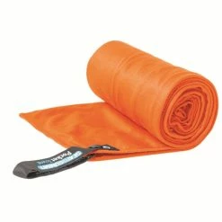 Budget 👍 Sea To Summit Microfibre Pocket Towel - Serviette 🌟 -ARVA Shop sea to summit microfibre pocket towel serviette orange